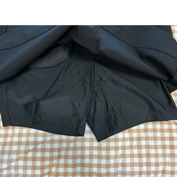 S.C. & CO Womens Black Active Skort Size M Stretch Pull On Tennis Golf Skort - Picture 3 of 5